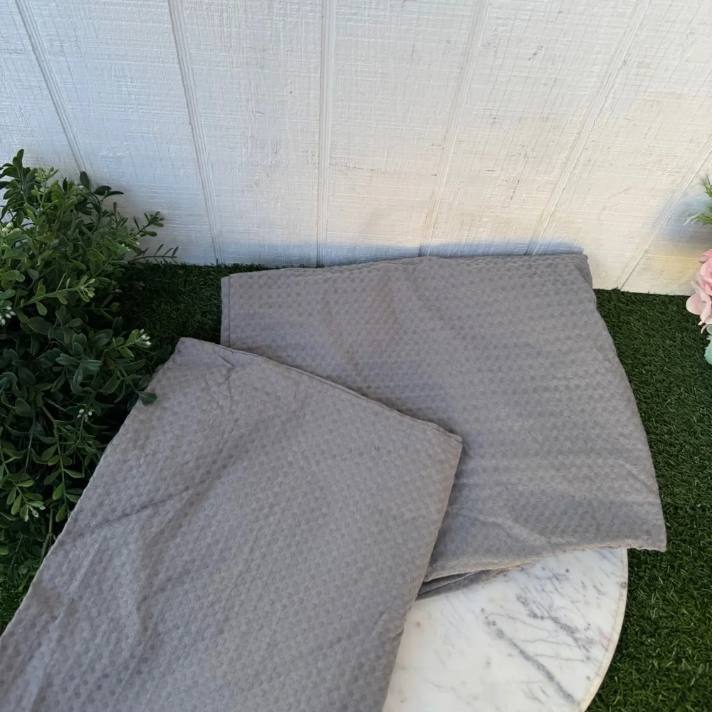 BERAWANG two pillow cases set of two grey brand new no tags standard